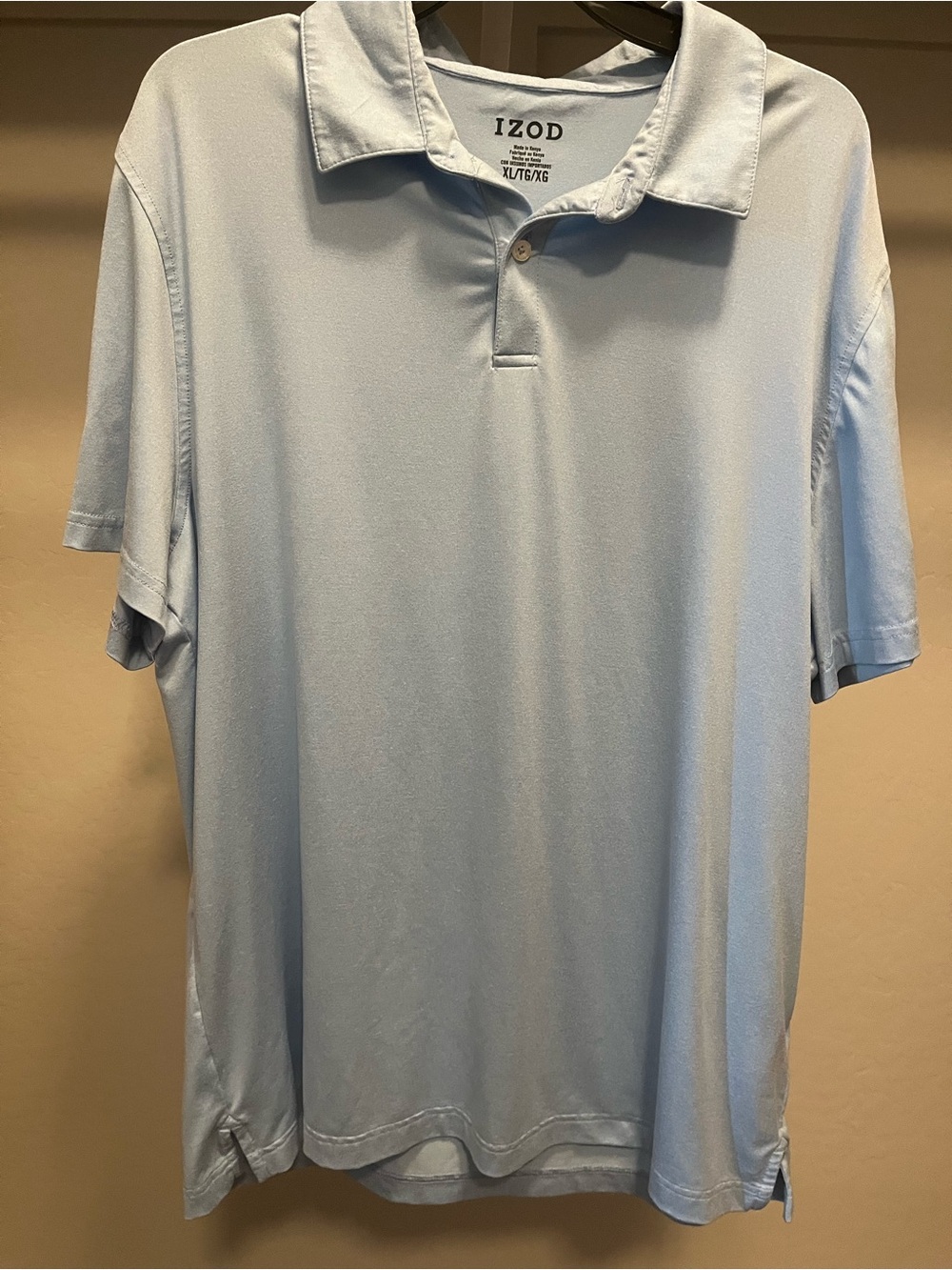 IZOD Men's Light Blue Performance Polo Shirt